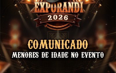 Prefeitura de Sarandi orienta sobre permanência de menores de idade na Exporandi 2026